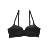 Черный 3/4 Тонкий Топ и Толстый Низ