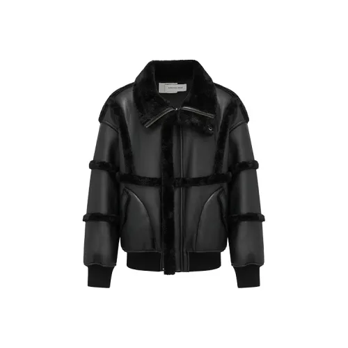 Feng Chen Wang Черный Унисекс Куртки