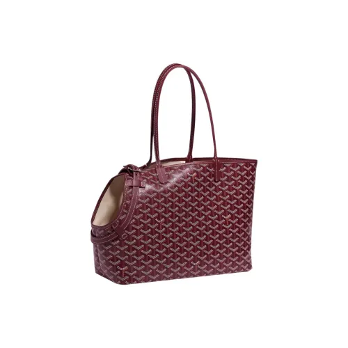 GOYARD Chien Gris Холст с кожей ПЭТ Провайдер Унисекс Бордовый