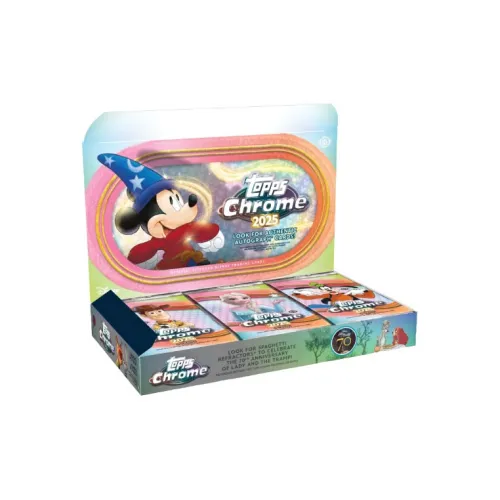 Topps Chrome Disney Hobby Bo Универсальные карточки Целая коробка