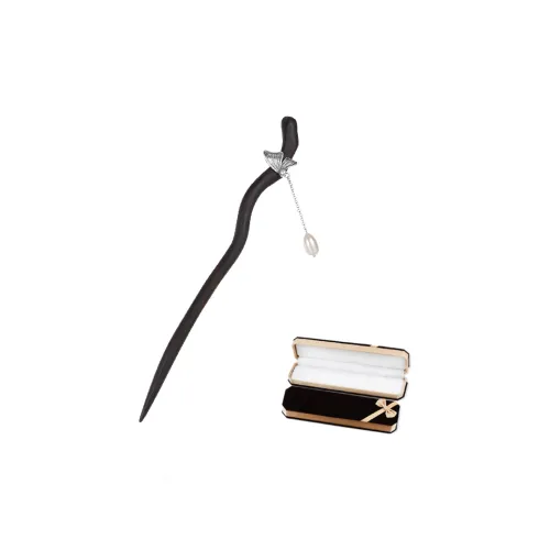 OSSINMI Серебро S925 Бусины Шпильки для волос Женские