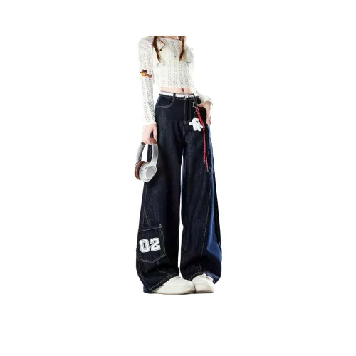 ZIRANSE Темно-синий синий женский джинсы