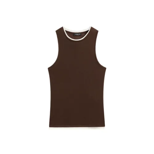 Massimo Dutti Коричневый Женские T-рубашки