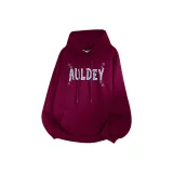 Бордовый Тяжелый Полиэстер-Хлопок