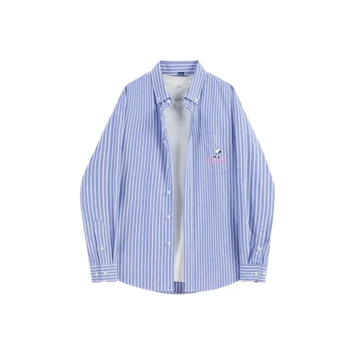 SNOOPY Длинный рукав рубашка унисекс