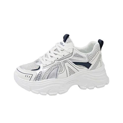 Yalu Preferred Амортизация Высота Увеличение Устойчивость к Износу Легкий Матовый Тяжелая Подошва Кроссовки Женские