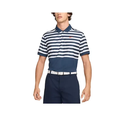 nike Victory+Dri Fit Поло Мужское Обсидиан Команда Апельсин