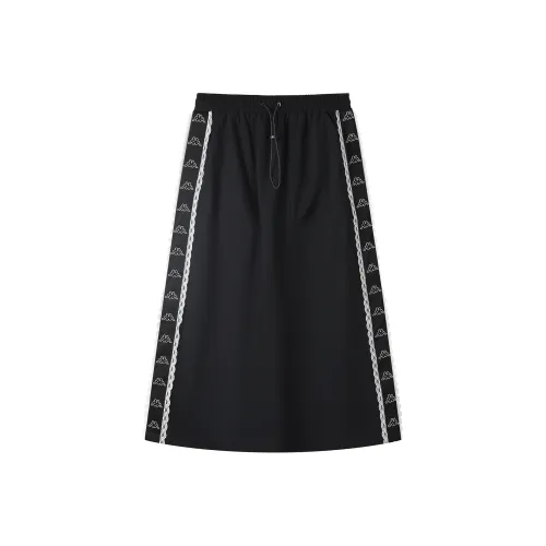 KAPPA Модный Fashion sports Коммутирование Полу-длина Карго Юбка Универсальный Снижение Линия Юбка Повседневный Длинный Юбка Женская