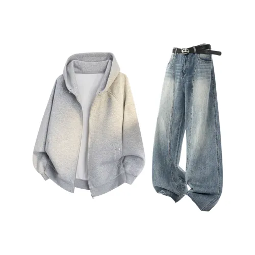 ZIRUNGE Унисекс Свитшот Комплекты