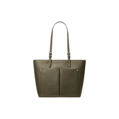 MICHAEL KORS Jet Set Полиуретан Плечо Сумка Средний Женский Оливково-Зеленый