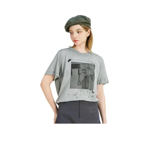 MUGUOGUOMU Осенний Стандартный T-Рубашка Женская