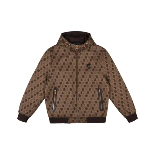 Raidy Boer Кофейный цветочный Мужской пуховик