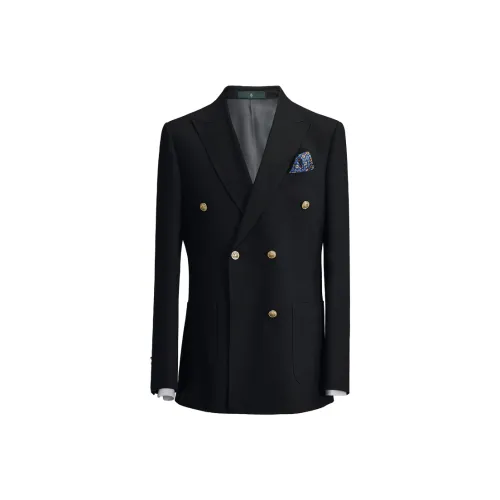 BUSYCON Черный Мужской Деловой Костюм