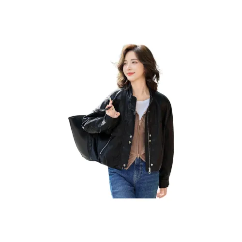 Pure Shimane кожаная куртка для женщин
