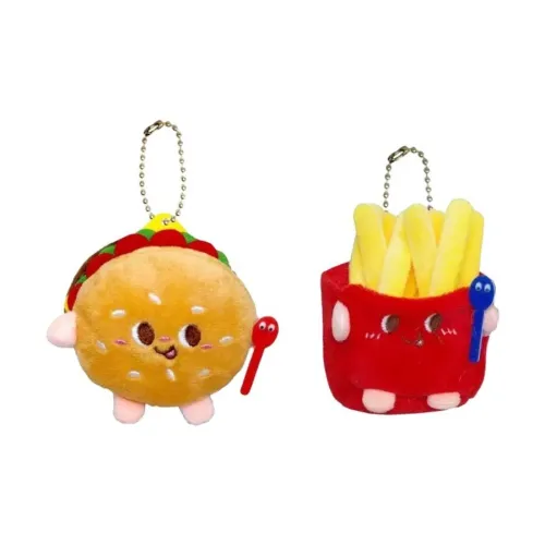BUDUO Креативный Милый Очаровательный Гамбургер Куриная Нога Картофель Фритес Плюшевая Подвеска 10 см Высота