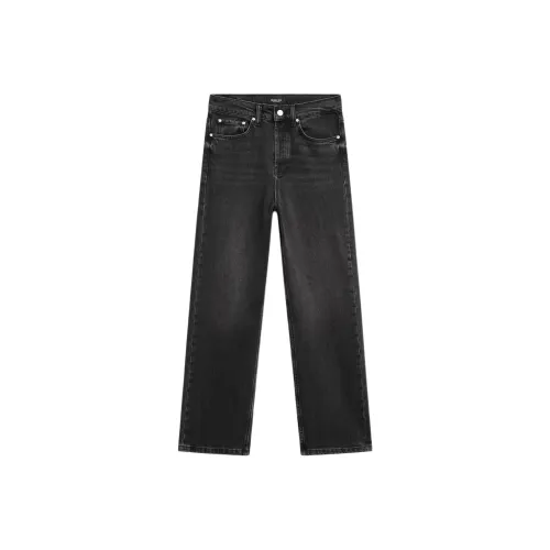 Massimo Dutti Черные Женские Джинсы