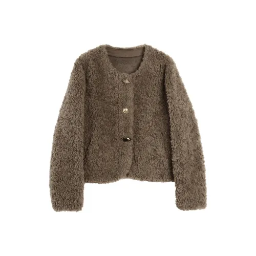 ELLE Кофе Женские Меховые изделия