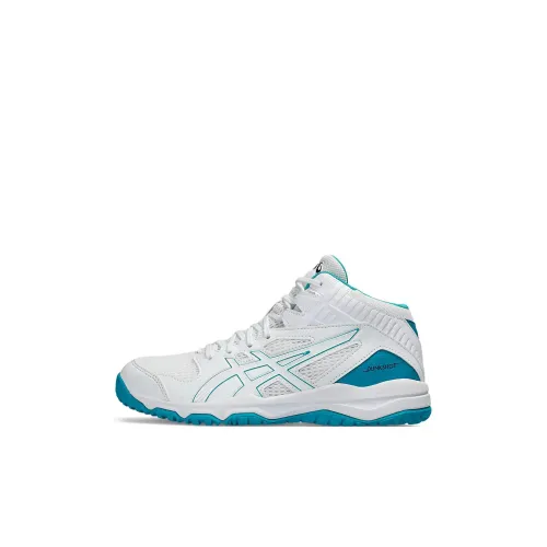 ASICS Dunkshot Mb 9 Амортизация Износостойкий MID Топ Детские Баскетбольные Кроссовки Белый Детский
