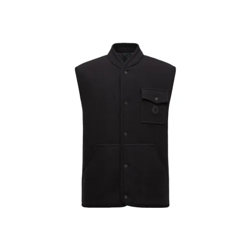 Moncler Мужские жилеты черного цвета