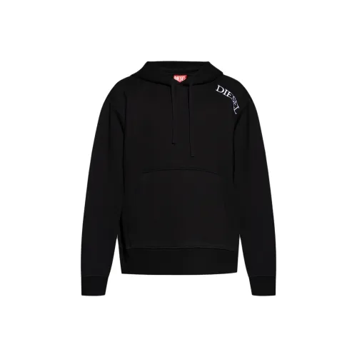 DIESEL Черные Мужские Свитшоты