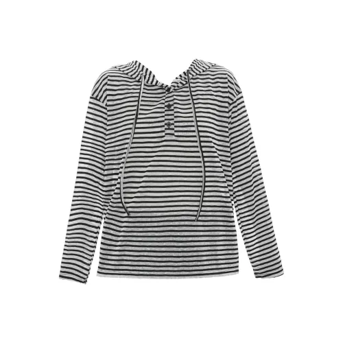 MJB Черно-белые полосы Женские Свитшоты