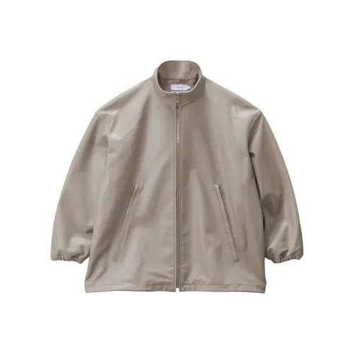 Graphpaper FW25 Овца Кожа TRACK BLOUSON Кожа Куртка Мужской