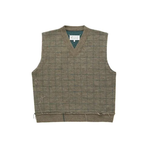 Maison Margiela Мужские майки армейского зеленого цвета