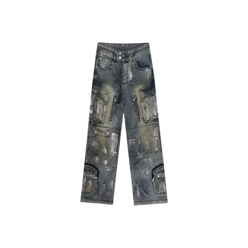 CVOOOER Синий ♡ Унисекс Джинсы