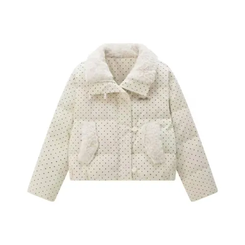 ACJL Пальто Женское Осеннее Зимнее Свободный крой Petite Вельвет Пуховая куртка Женская