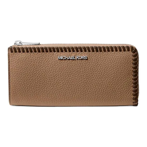 MICHAEL KORS Jet Set GRAIN LEATHER Кошелек Большой Унисекс Коричневый