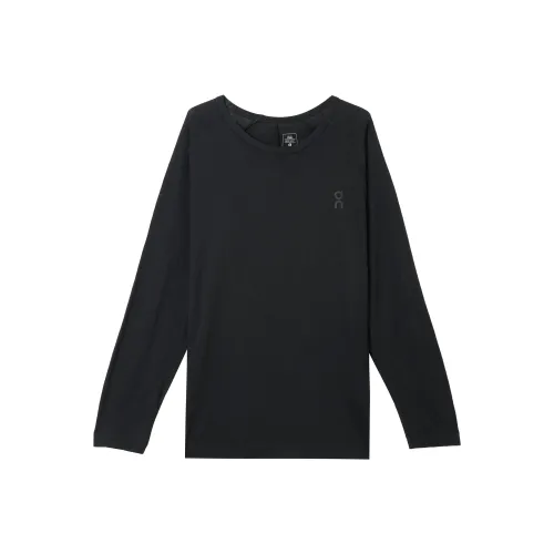 On Merino On Long T-Shirt Мужской Черный