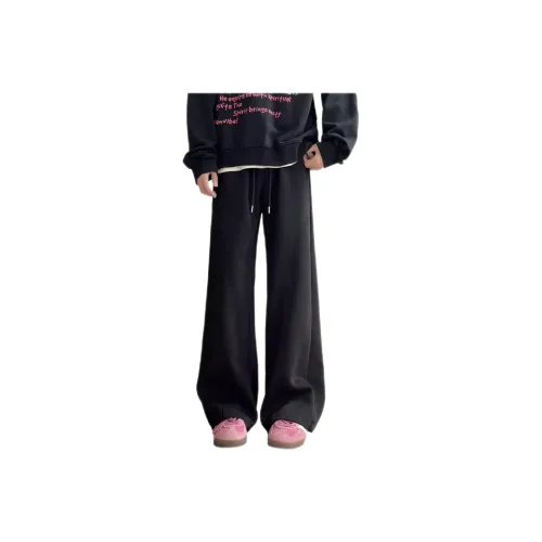 TONYBEAR 2025 Модный бренд Свободный крой Прямой крой Универсальный Повседневные брюки Мужские