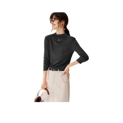 XWI Темно-серый Женские T-рубашки