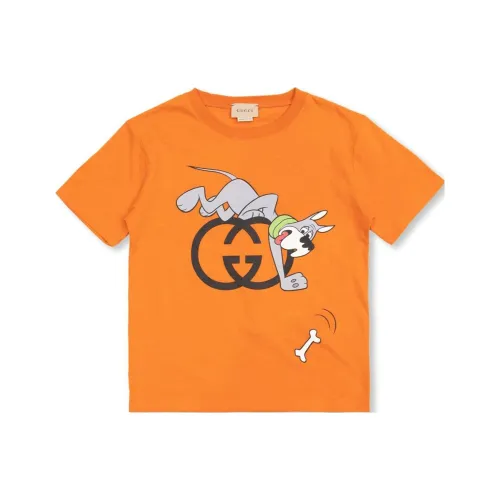 GUCCI Оранжевые Детские Рубашки