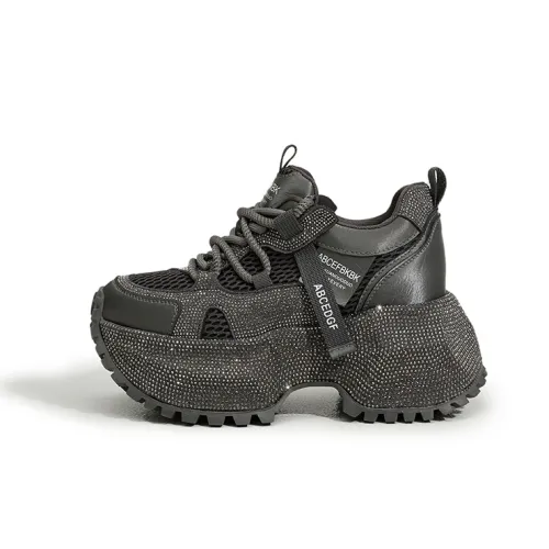 Milan Love Song Амортизаторы Устойчивые к истиранию Противоскользящие Низкий Топ Толстая подошва Кроссовки Женские