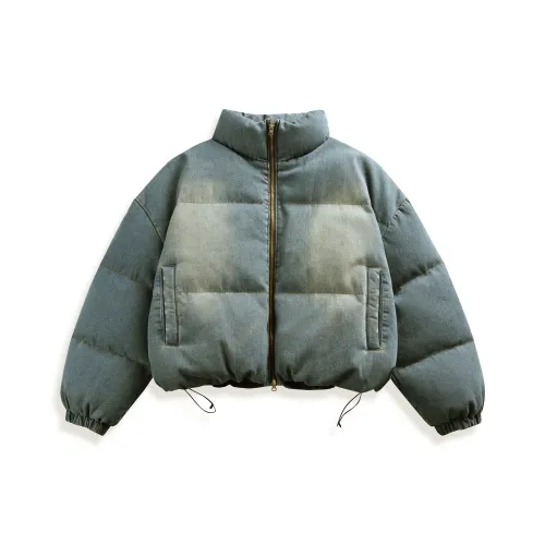 CHEER ZONE Джинсовый синий Унисекс Пуховики