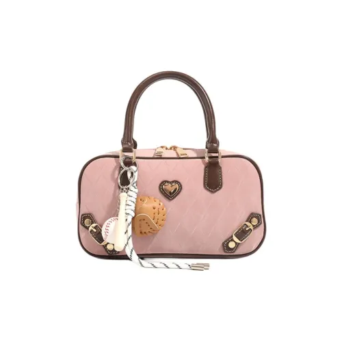 DIFFERENT FACES Синтетическая кожа Сумка Стандартная Женская Розовая