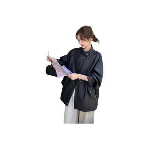 MEXICAN Черный Женские Кожаные Куртки