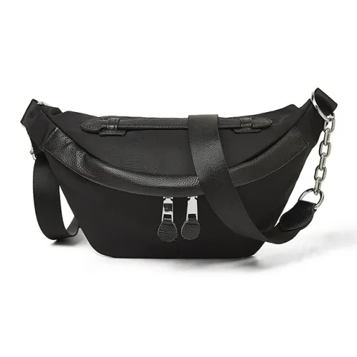 Old Man's Head Ткань Сумка через плечо Сумка на плечо Стандартная Женская Черная