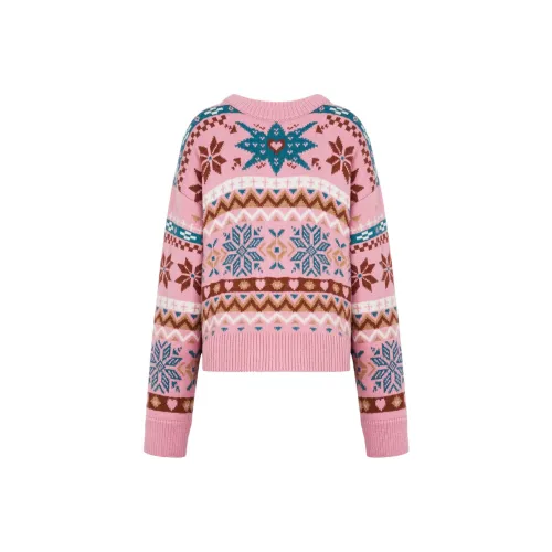 MOSCHINO Розовые Женские Свитера