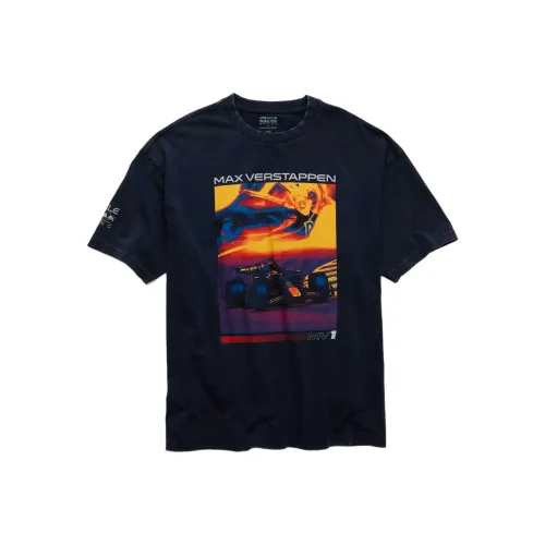 AMERICAN EAGLE Синий Мужская T-Рубашка