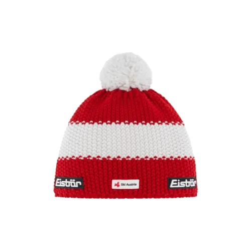 Eisbär Acrylic Beanies Мужской Красный Белый