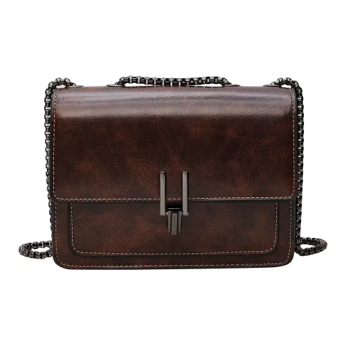 PINK·LAND ПУ (полиуретан) Сумка через плечо Сумка на плечо Женская Коричневый Желтый Черный Зеленый