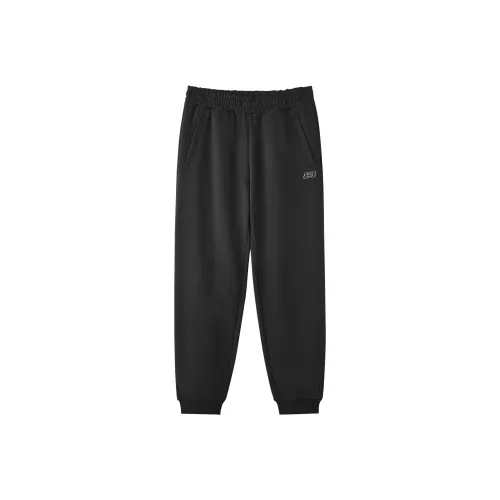 Skechers New Year Collection Sports Lifestyle Collection Вязаные тренировочные брюки Мужские Угольный черный