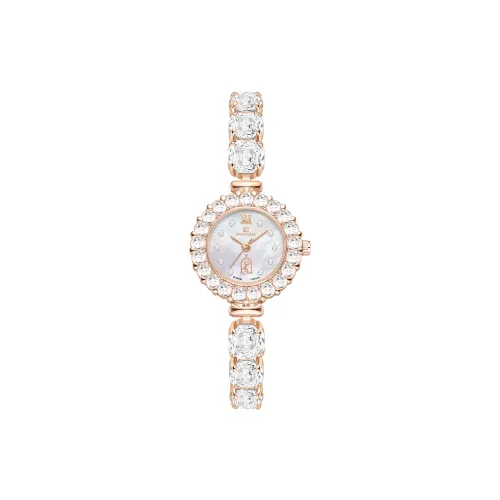 Disney Magic Colors Series Кварцевый механизм Часы Женские Жемчужная раковина Циферблат