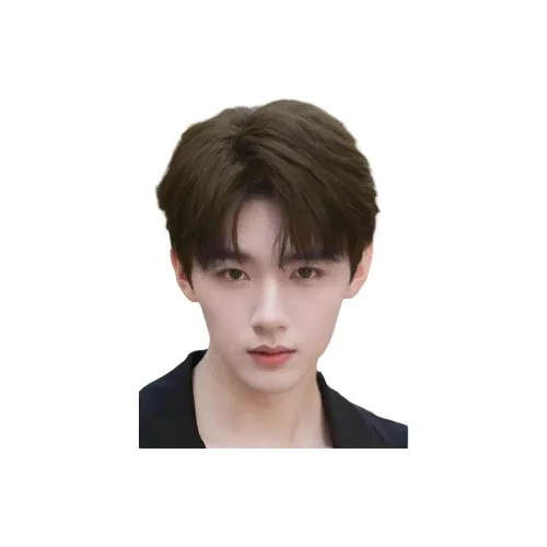 GLUNA Корейский стиль [Улучшенный] Forehead Lace Секция Мужская короткая парик для волос Высокотемпературная пряжа