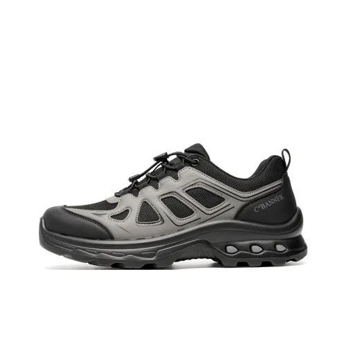 C°BANNER Низкий топ Повседневная обувь Мужская Черный Серый