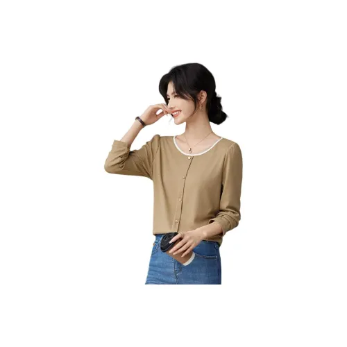 Still Quiet Рукав-буф Т-рубашка Женская