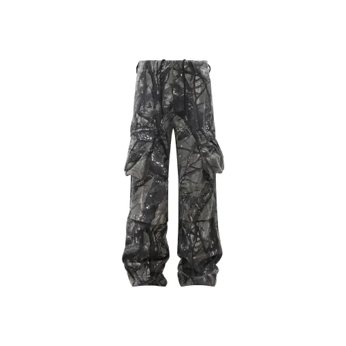GBXM Leaf Gray Unisex Cargo Pants GBXM Лист Серый Унисекс Карго Брюки