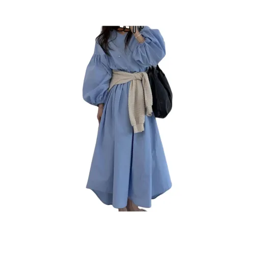 Genius Pooh Женская одежда Длинное платье с длинными рукавами для женщин